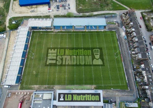 Featherstone Rovers' LD Nutrition Stadium, which will host Leeds Rhinos' Ladbrokes Challenge Cup quarter-final against Leigh.