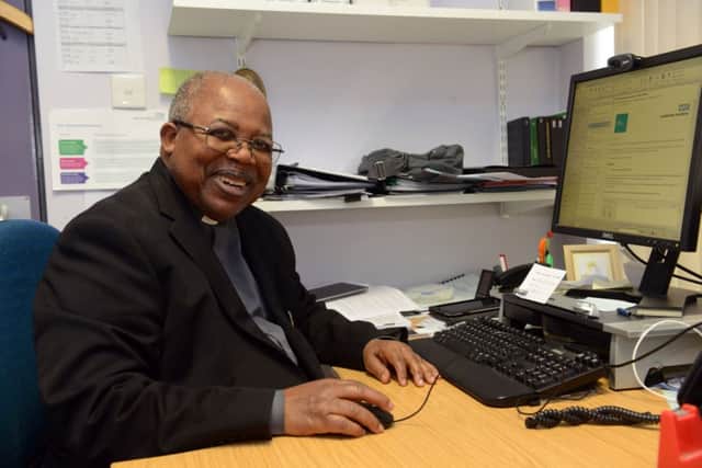 11 May 2018... Michael Mkpadi NHS chaplain in Leeds. Picture Scott Merrylees