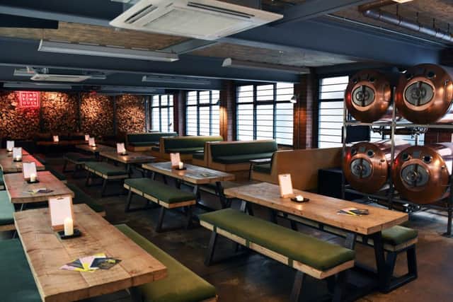 The beer hall in the ground floor of Headrow House.