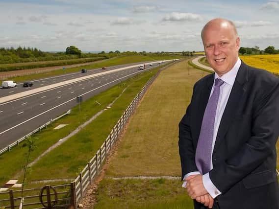 Transport Secretary, Chris Grayling, officially opened a new section of Britains longest road.