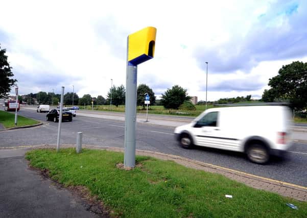 A speed camera in Leeds.