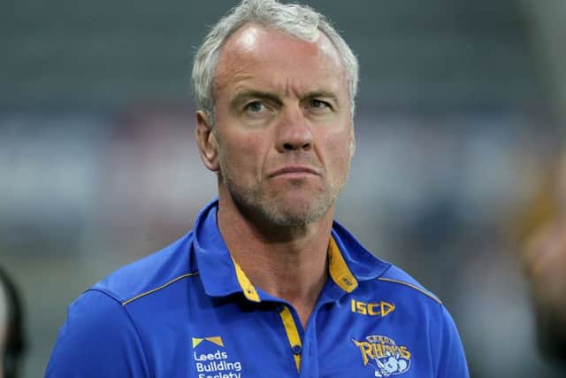 Leeds Rhinos head coach Brian McDermott.