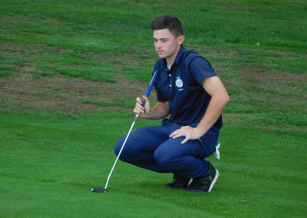 Hallamshire's Alex Fitzpatrick came fourth in the Irish Amateur Open Championship at Royal County Down.