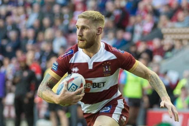 Sam Tomkins, who is to leave Wigan at the end of the season for Catalans Dragons.