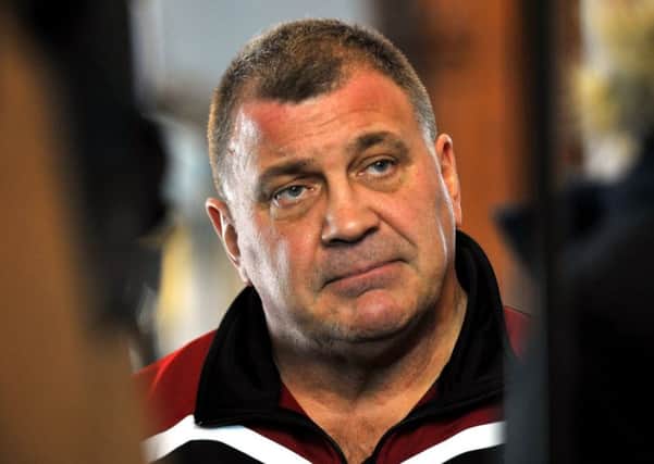 Wigan coach Shaun Wane who is to leave the club at the end of the season.
