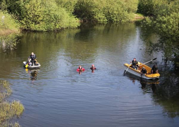 The British Divers Marine Life Rescue Team search for the common seal at Topcliffe.