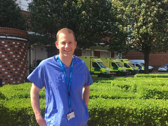 Interventional radiologist, Dr Paul Walker, who featured on last night's A&E Live ITV show.