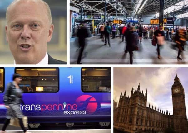 Transport Secretary Chris Grayling was described as being "less than candid" in his announcements about rail electrification