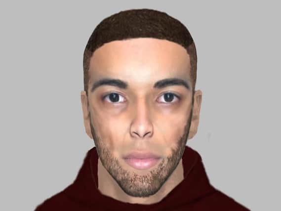 Police issued an e-fit image.