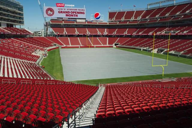 The Levi's Stadium, the home of the San Francisco 49ers.