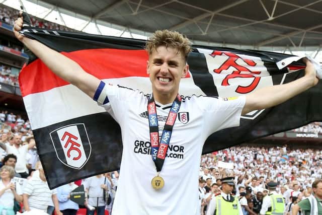 Promoted Fulham's Tom Cairney. PIC: Nigel French/PA Wire