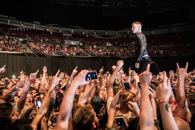 Frank Carter & The Rattlesnakes at Slam Dunk festival in Leeds. Picture: Neil Chapman