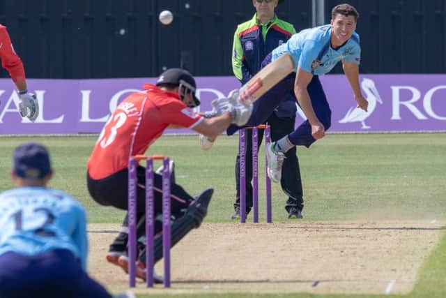 Yorkshire's Matthew Fisher. Picture: John Mallett