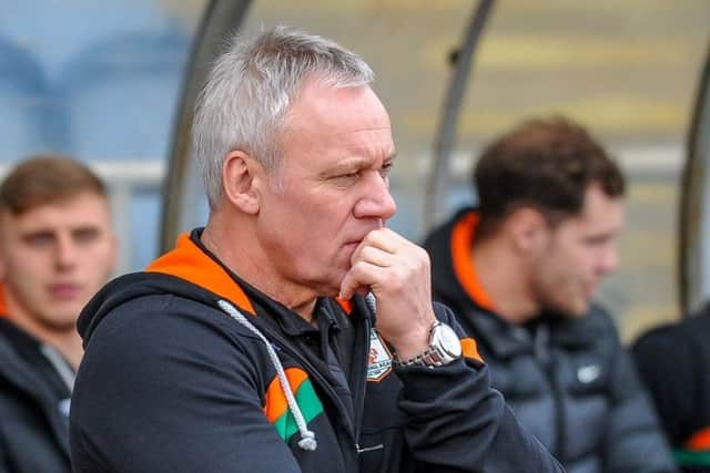 Hunslet head coach, Gary Thornton. PIC: Richard Long