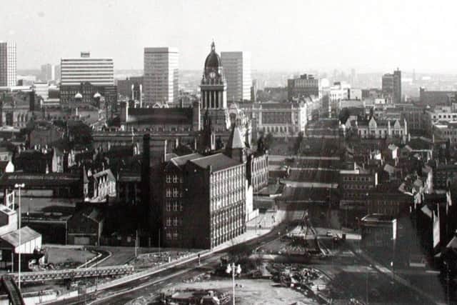 The construction of Westgate junction and part of the inner ring road.