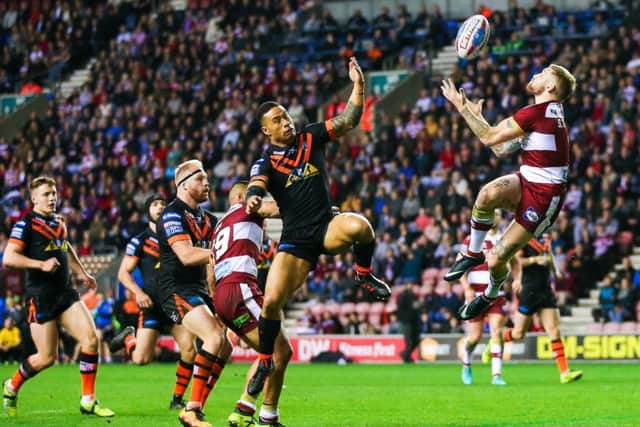 Ben Roberts, in recent action against Wigan, has picked up another injury. PIC: Alex Whitehead/SWpix.com