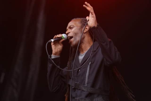 Ranking Roger of The Beat in Millennium Square, Leeds. Picture: Paul Clarke