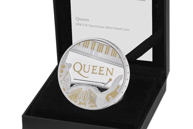 The rock band made history appearing on the coin (Photo: The Royal Mint)