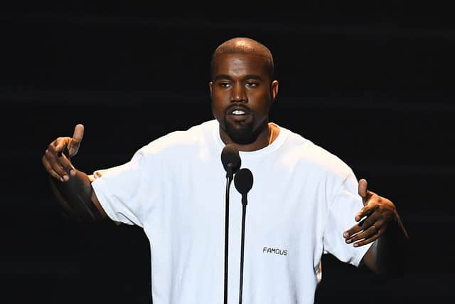 At the rally, West made some controversial statements about Harriet Tubman (Photo: JEWEL SAMAD/AFP via Getty Images)