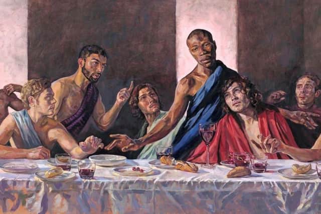 Wadsworth's apinting depicts Jesus as a black man (Lorna May Wadsworth)