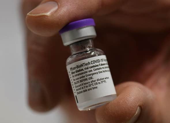 The Pfizer vaccine increases antibodies by up to 20 times after the second dose (Photo: Getty Images)