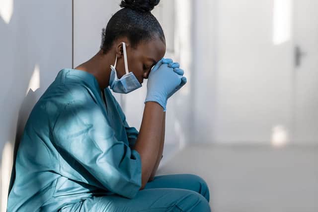 More than 850 health and social care workers have died of Covid in England and Wales since the pandemic began (Photo: Shutterstock)