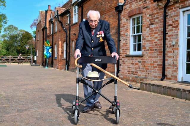 Captain Sir Tom Moore’s daughter hid online abuse from her father (Photo: Justin Tallis/AFP via Getty Images)