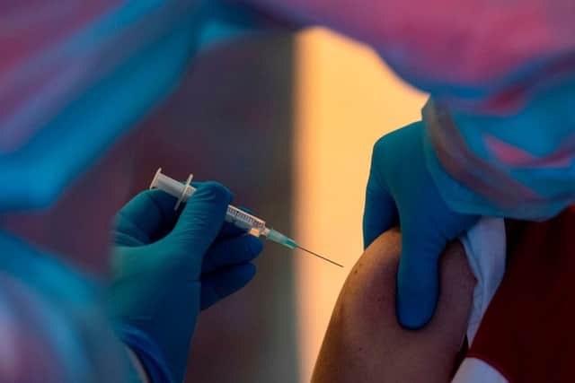 The Pfizer/BioNTech vaccne is 85 per cent effective in preventing people from developing Covid-19 symptoms (Photo: Getty Images)