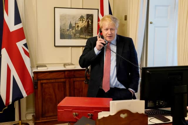 Prime Minister Boris Johnson is expected to speak to EU leaders this week regarding proposals to ban the export of Oxford/AstraZeneca vaccines to the UK (Photo: Andrew Parsons-WPA Pool/Getty Images)