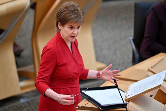 Watch Nicola Sturgeon reveal Scotland's lockdown exit plan live (Photo by Jeff J Mitchell/Getty Images)