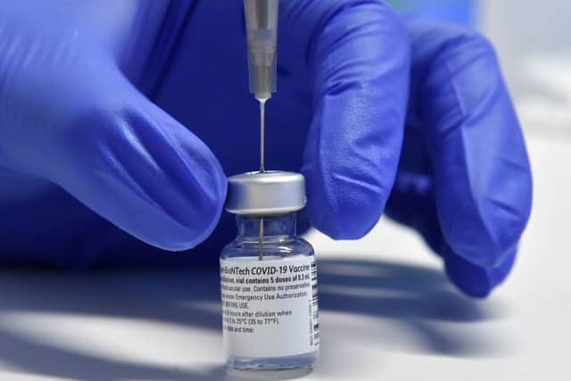 The UK’s Covid vaccination supply is set to see a reduction next month due to a reported delay in the delivery of millions of Oxford-AstraZeneca vaccine doses from India (Photo: Getty Images)